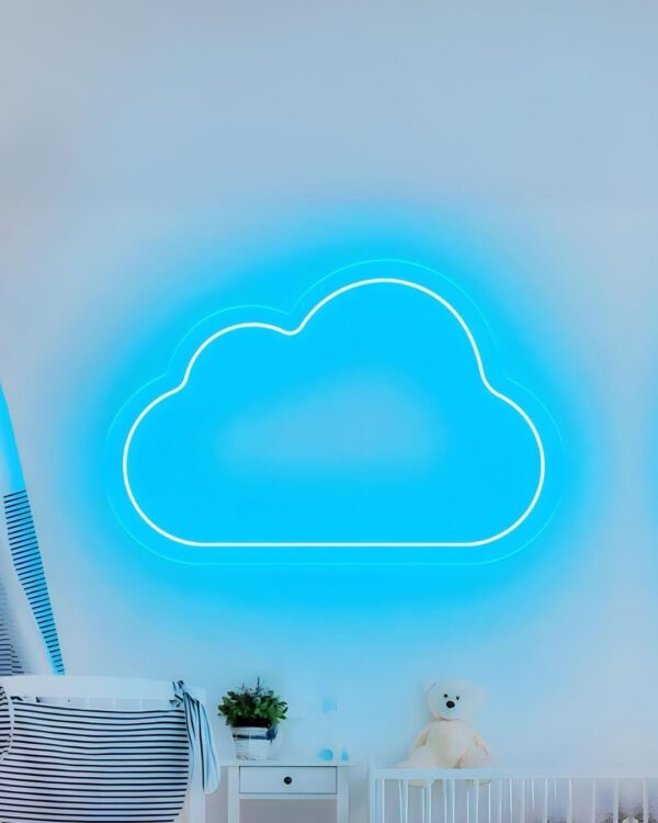 Letrero Neón Nube