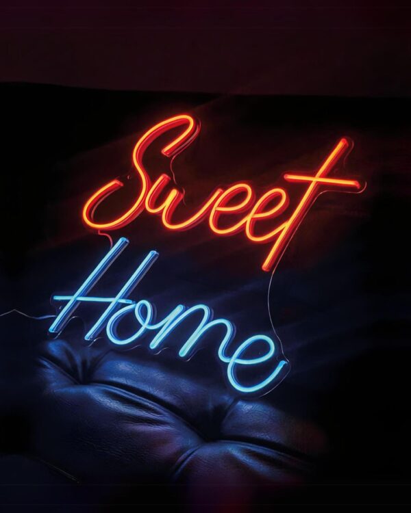 Letrero Neón Sweet Home