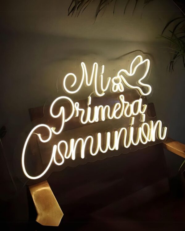 Letrero Neón Primera Comunión